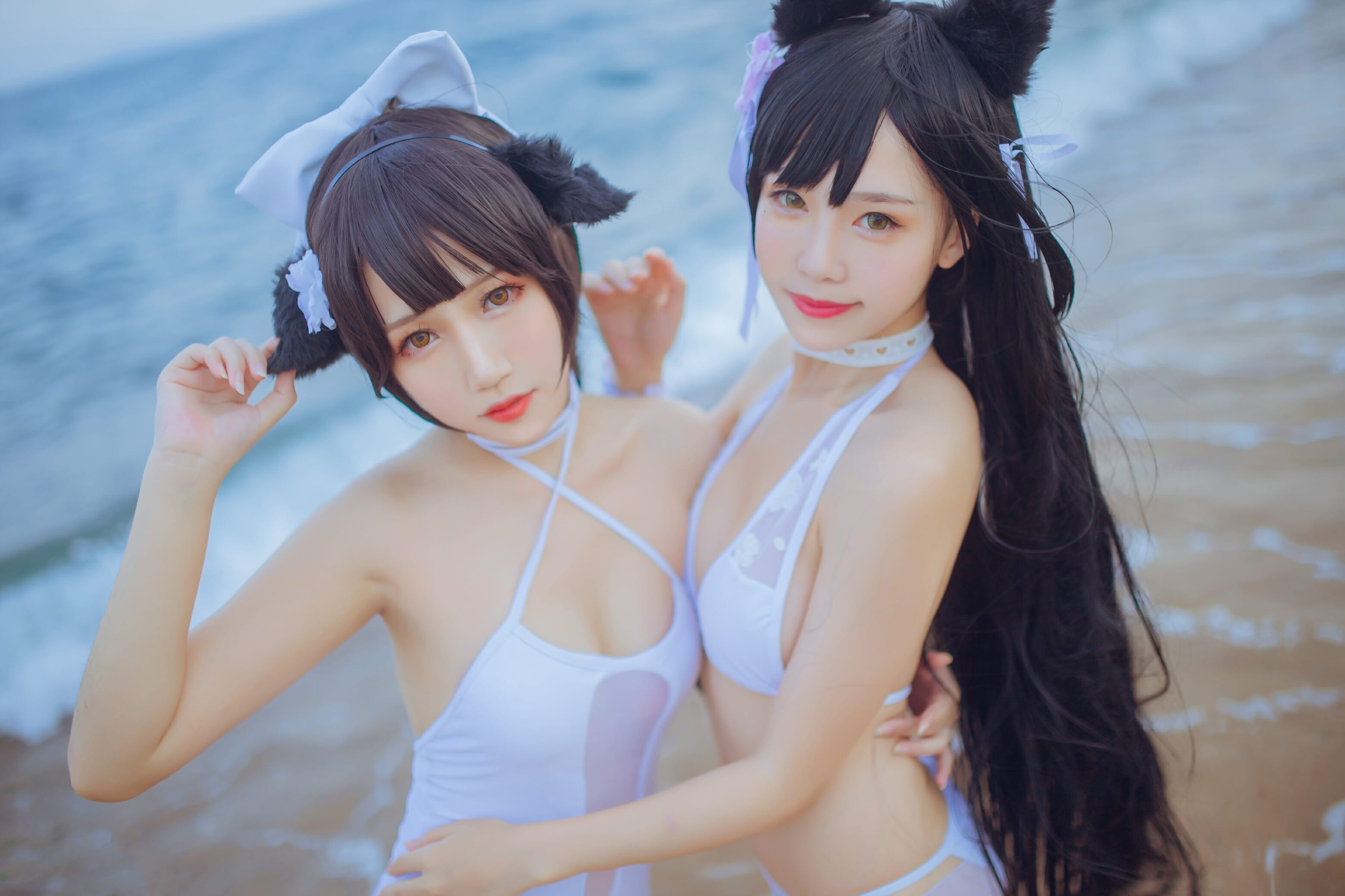 抖娘利世-碧蓝航线高雄 爱宕泳装[41P] 20