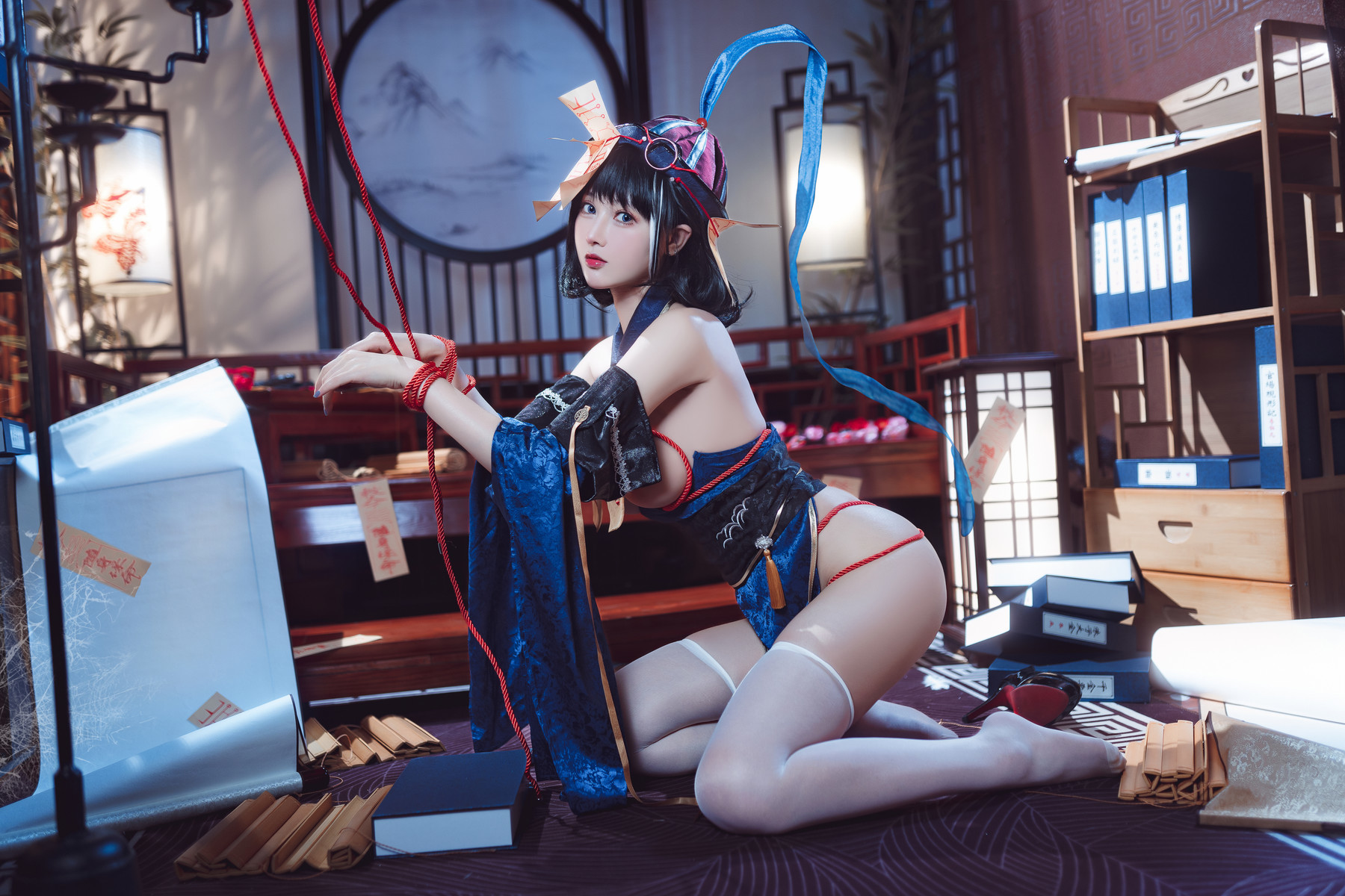 Cosplay 羽生三未 华甲欢庆僵尸三未全 25