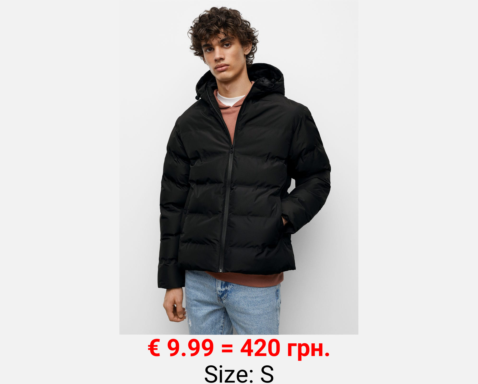 Anorak acolchado capucha