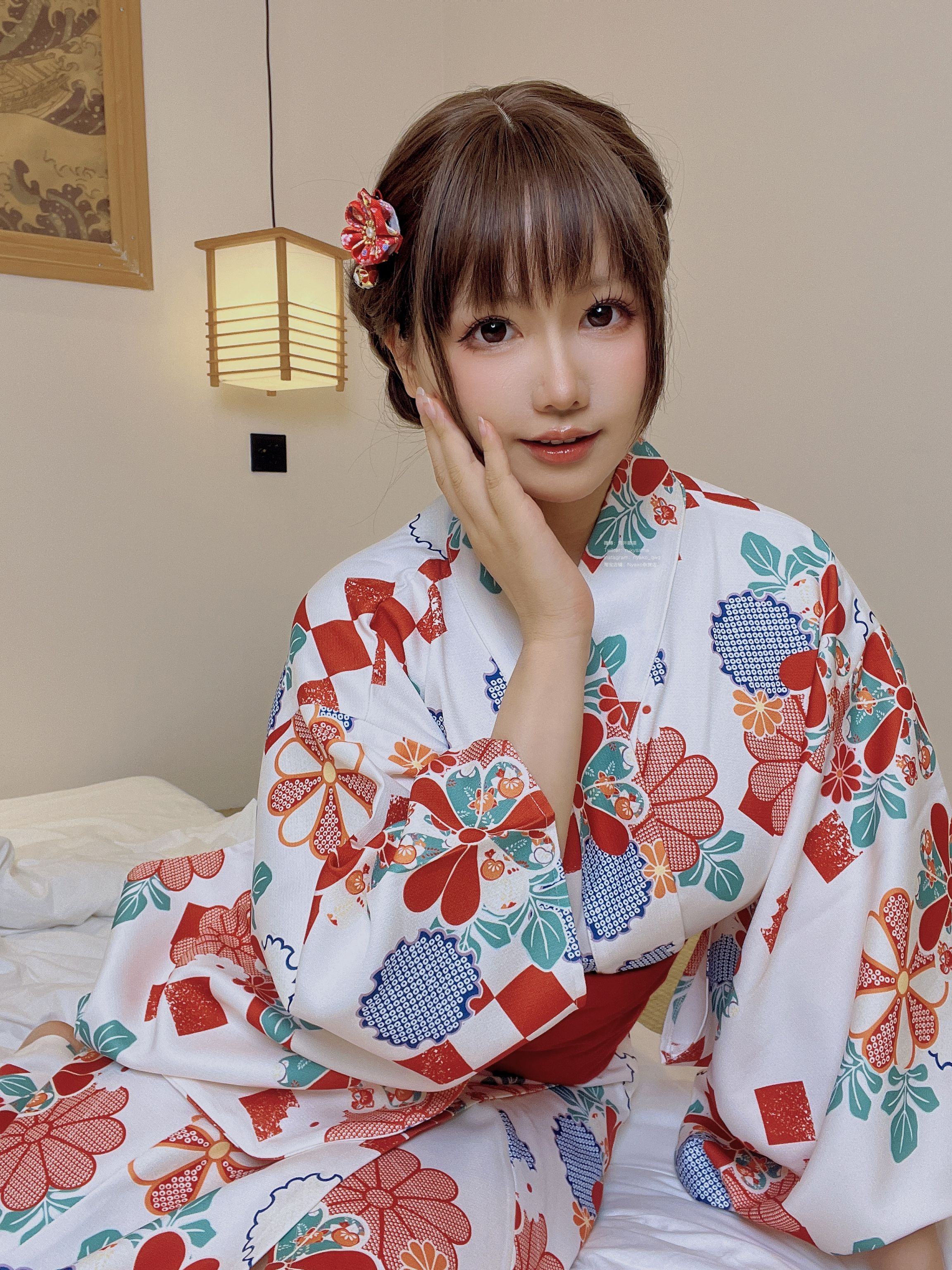 喵子Nyako #Nyako喵子 电子版41 和风烂漫 自拍 25