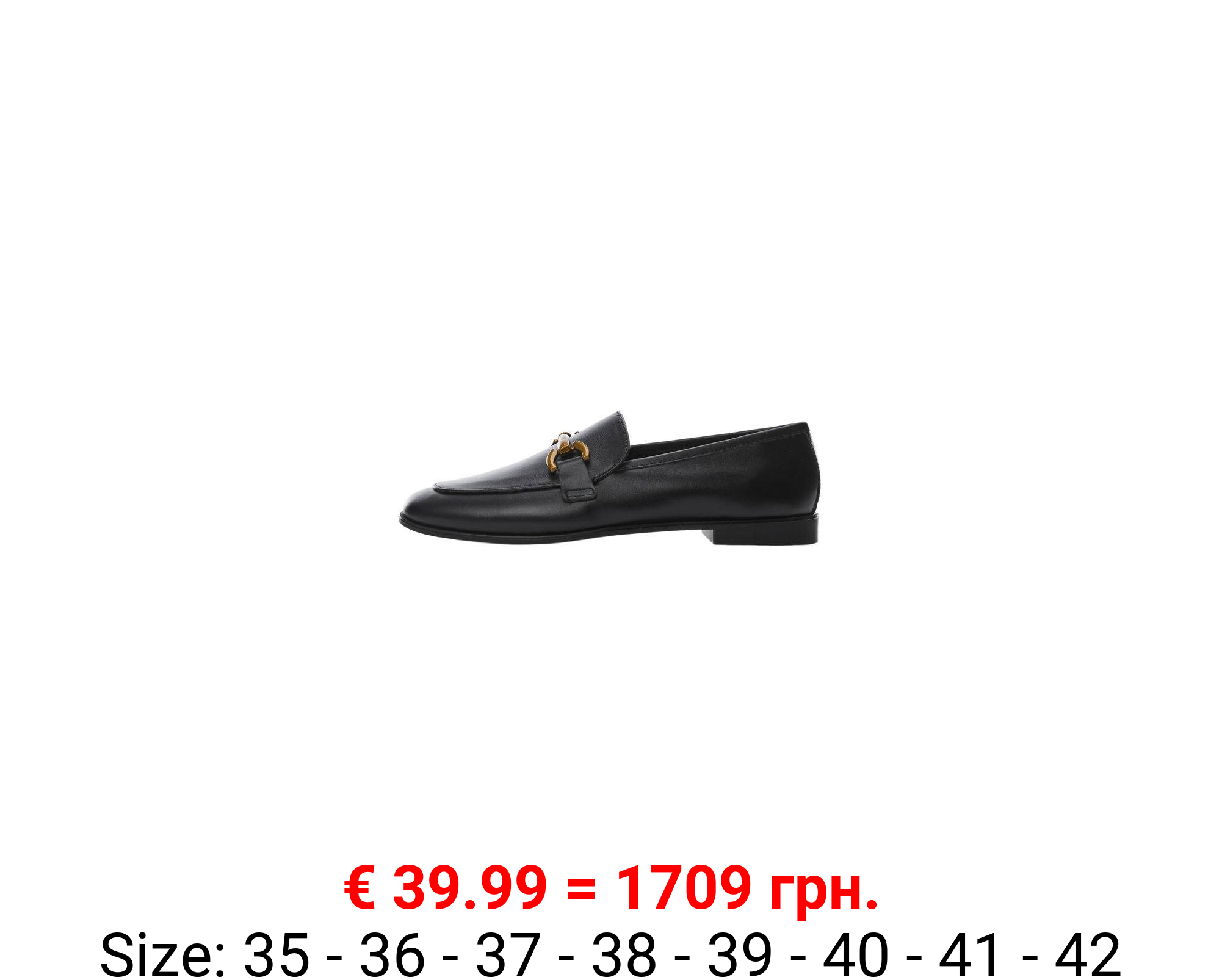 Mocasín piel hebilla