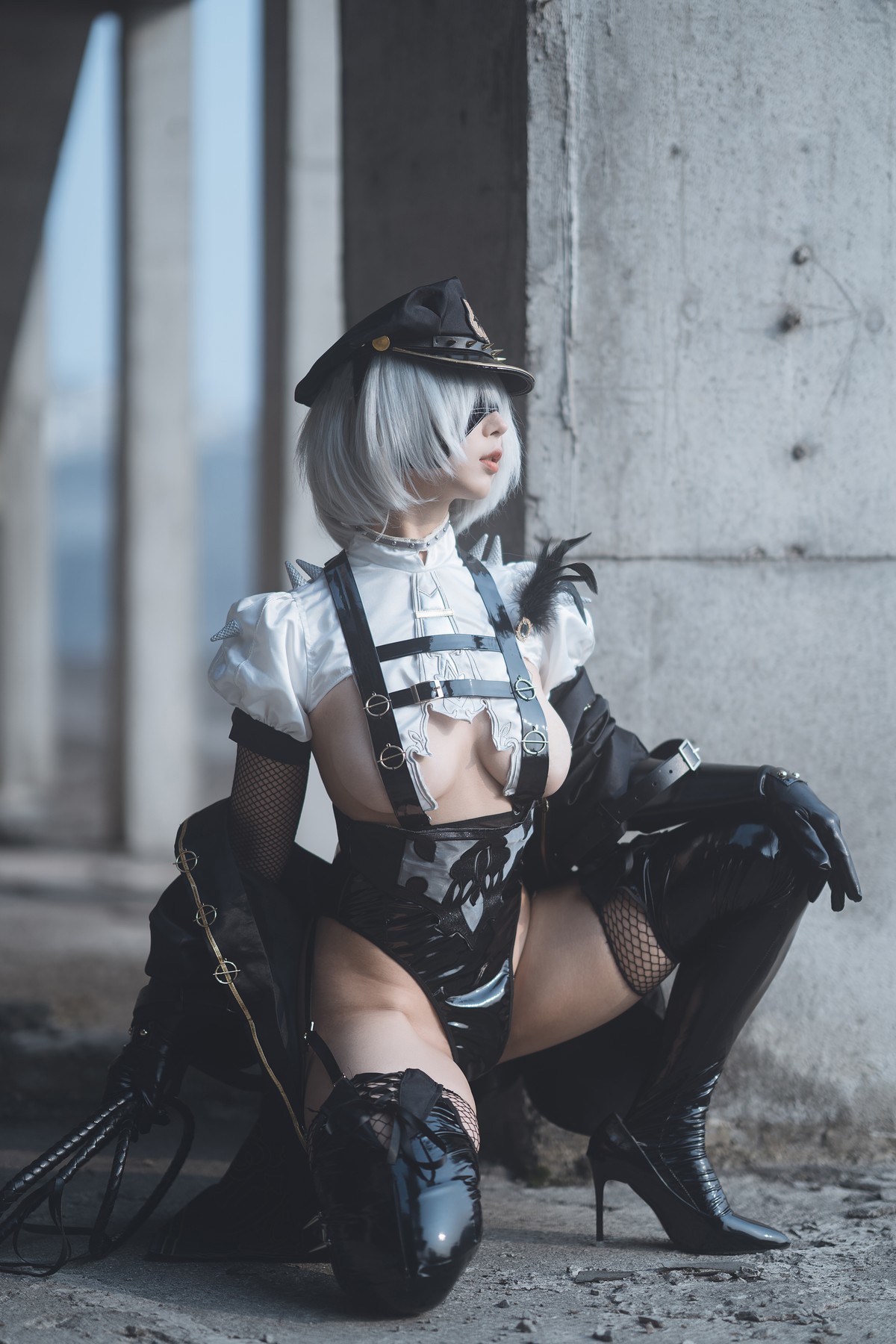 Cosplay 云溪溪 奶桃 2b同人 40