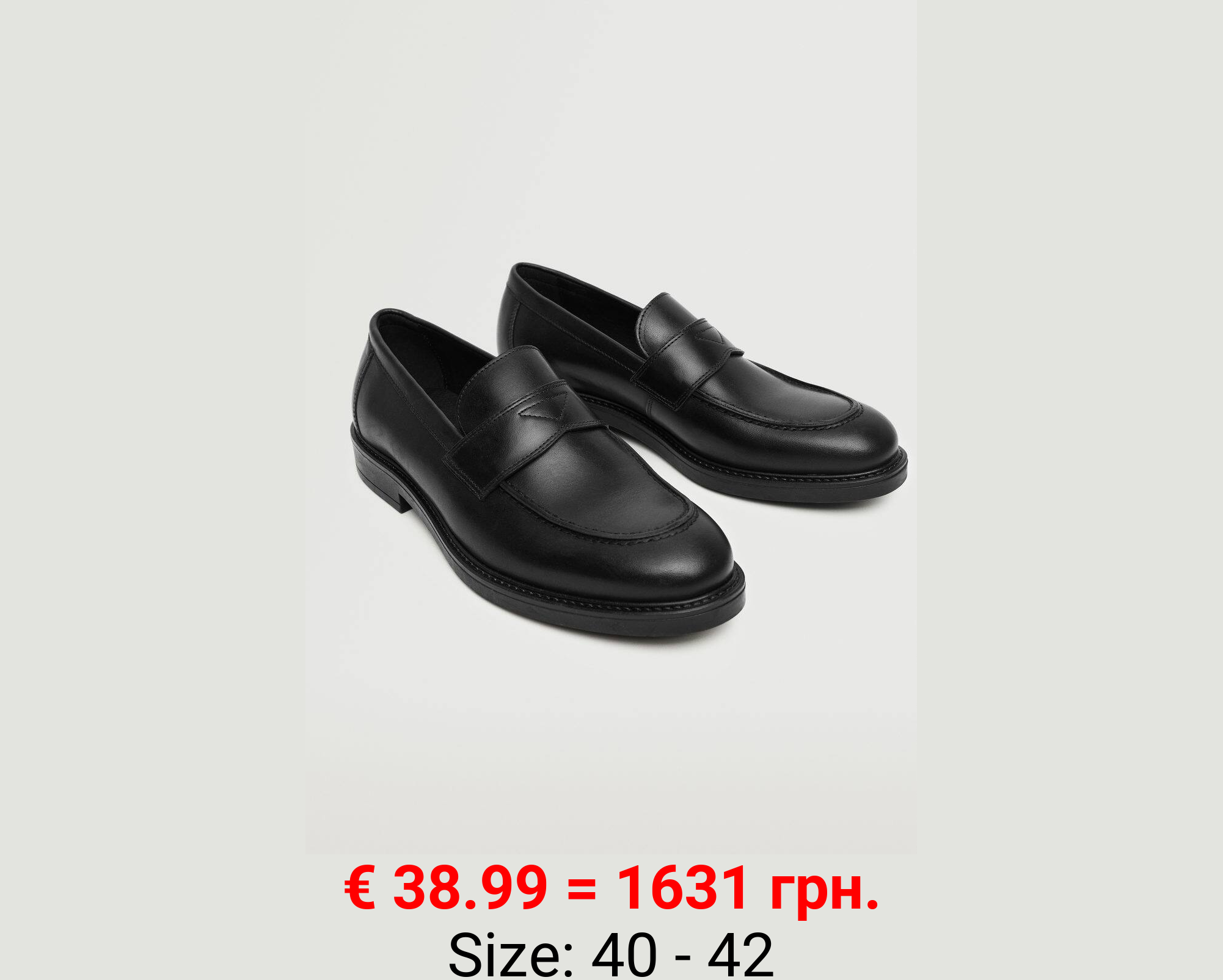 Mocasín piel antifaz