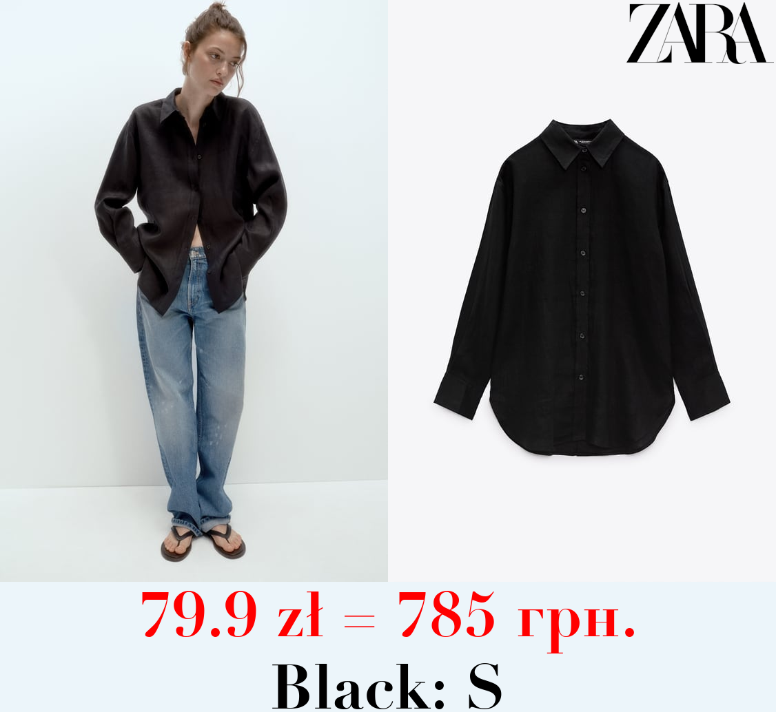 BUTTON-UP LINEN SHIRT