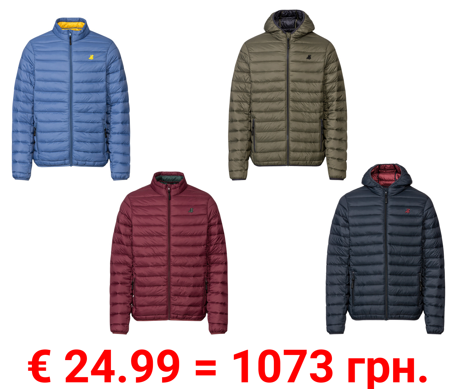 LIVERGY® x Grand Polo Herren Lightweight-Jacke mit Imprägnierung