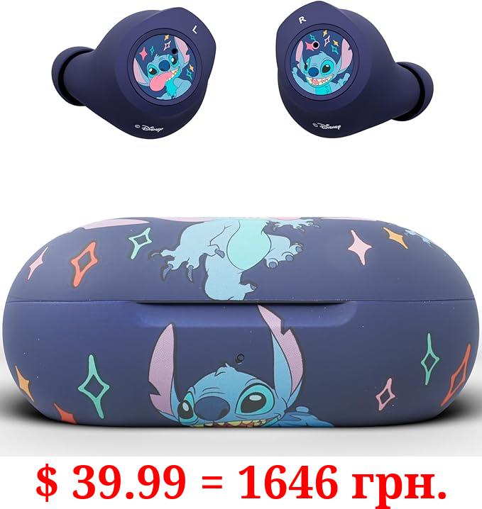 Disney Lilo and Stitch Bluetooth Earbuds w/Charging Case- Wireless Headphones w/Built-in Mic+ Up to 30 Hrs Playtime- Lilo and Stitch Gifts for Girls,Boys,Women,Men,All Fans of Lilo and Stitch Stuff