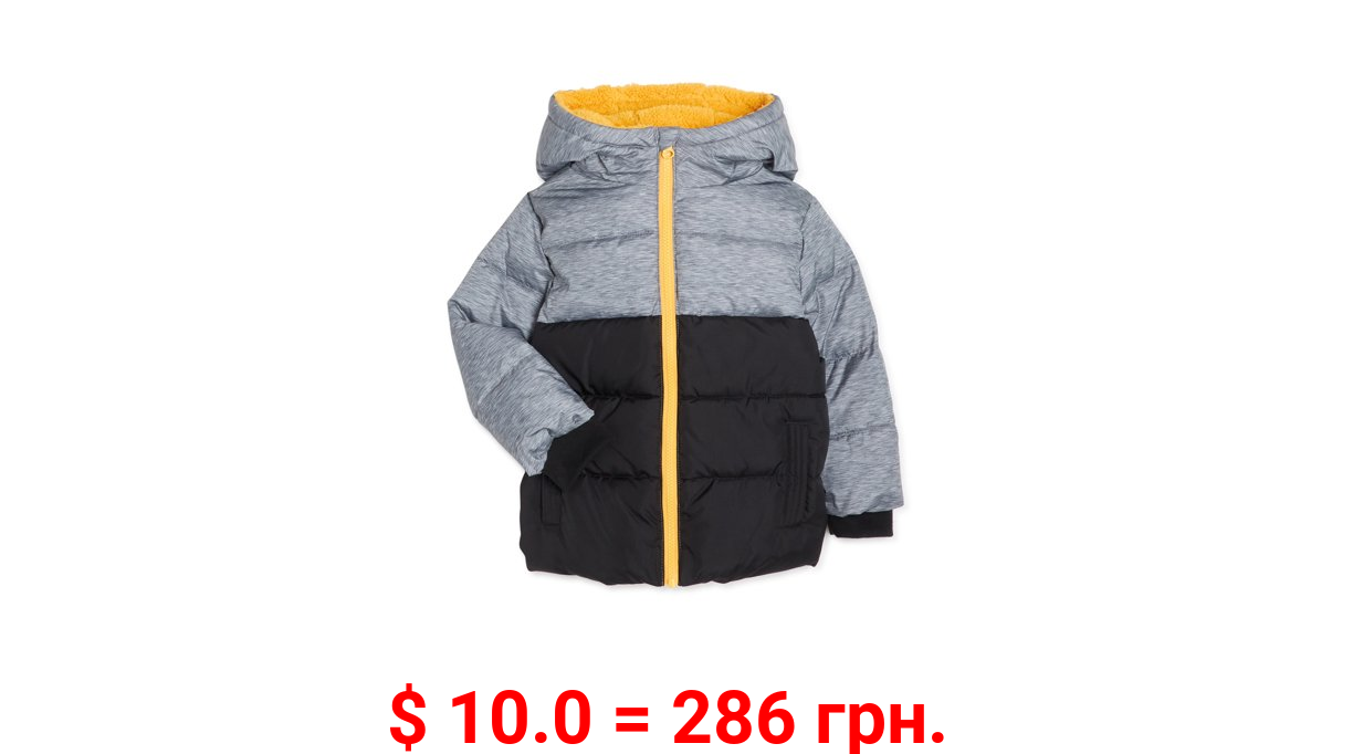 Swiss Tech Baby and Toddler Boy Puffer Jacket, Sizes 12M-5T