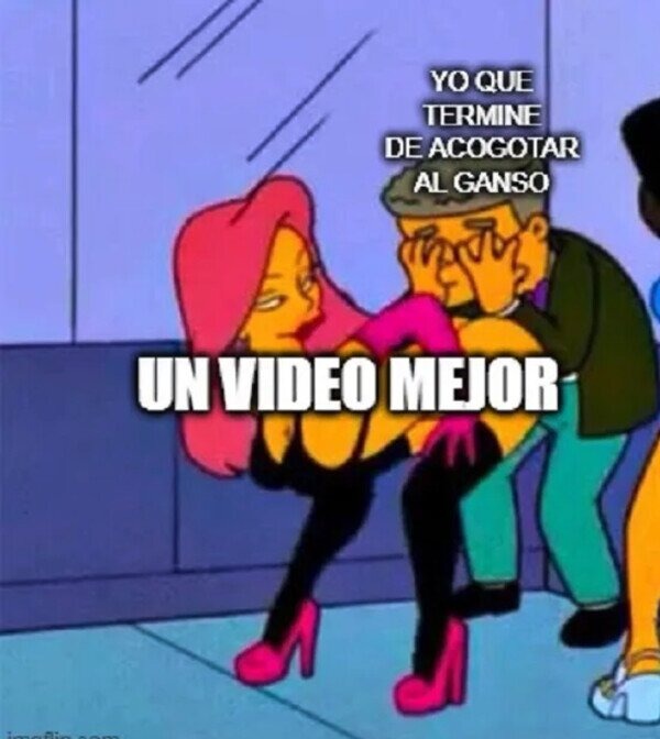 Cuando te jalaste el ganso y aparece otro video