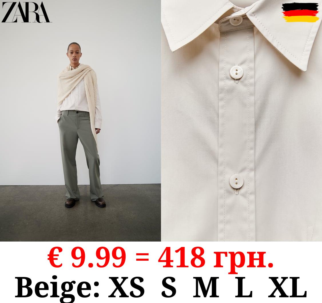 ZW COLLECTION POPLIN SHIRT