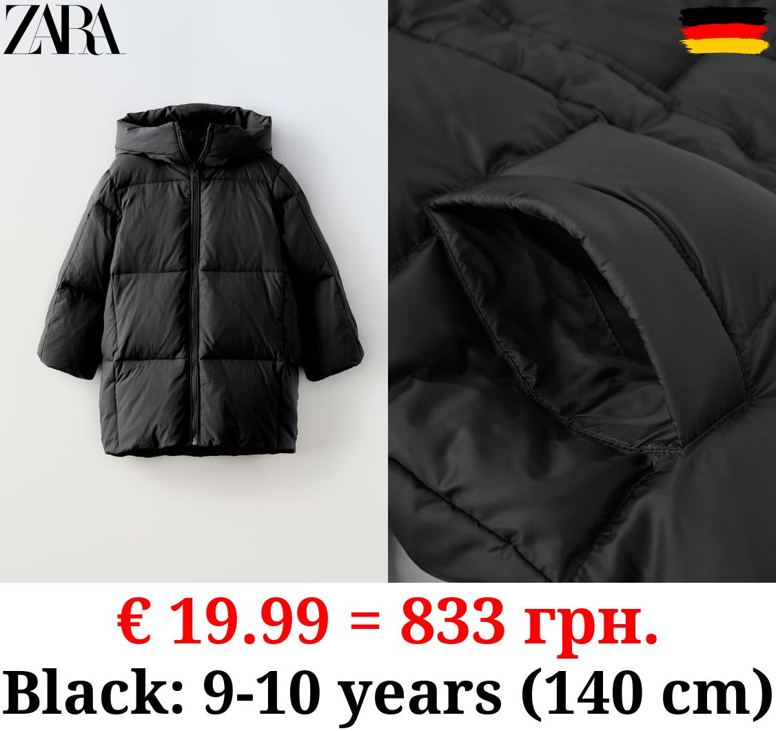 LONG FEATHER AND DOWN JACKET