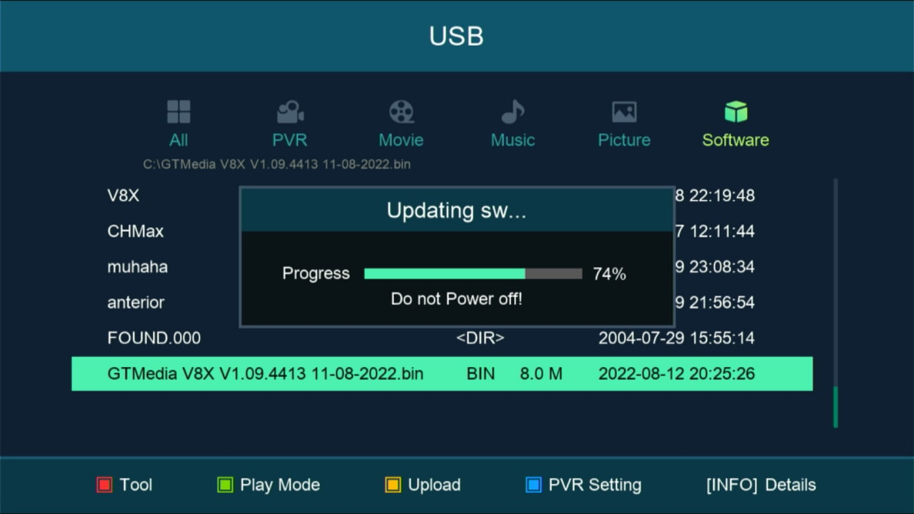 Firmware Forever (Omega) para Gtmedia V8X – Telegraph