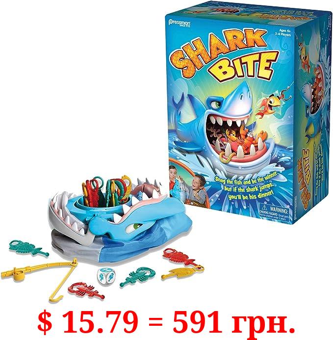 Shark Bite -- Roll the Die and Fish for Colorful Sea Creatures Before the Shark Bites Game!