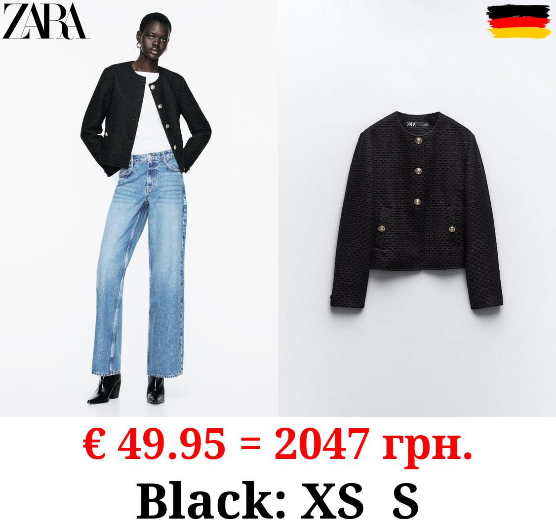 TEXTURED SHORT JACKET