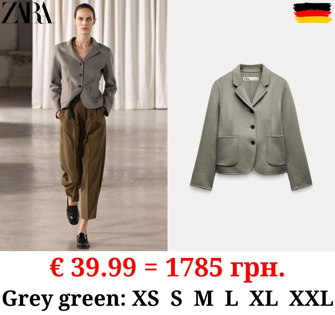 ZW COLLECTION DOUBLE-FACED FITTED BLAZER