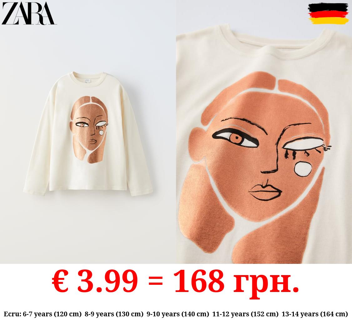 RHINESTONE FACE T-SHIRT