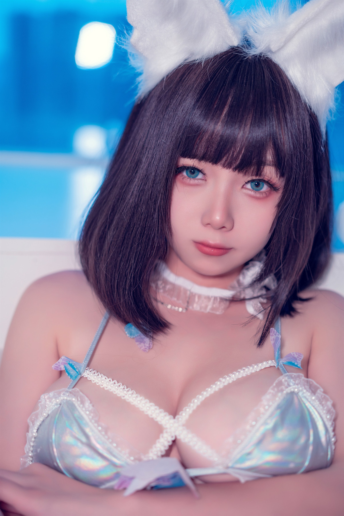 Cosplay 末夜787 猫娘衣橱 珍珠内衣 36