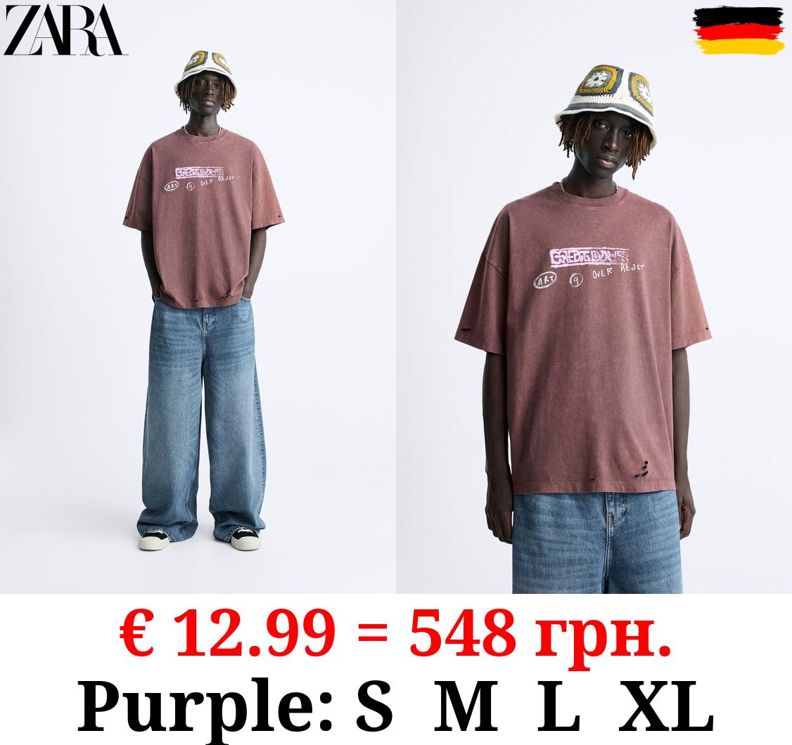 GRAFFITI PRINT T-SHIRT