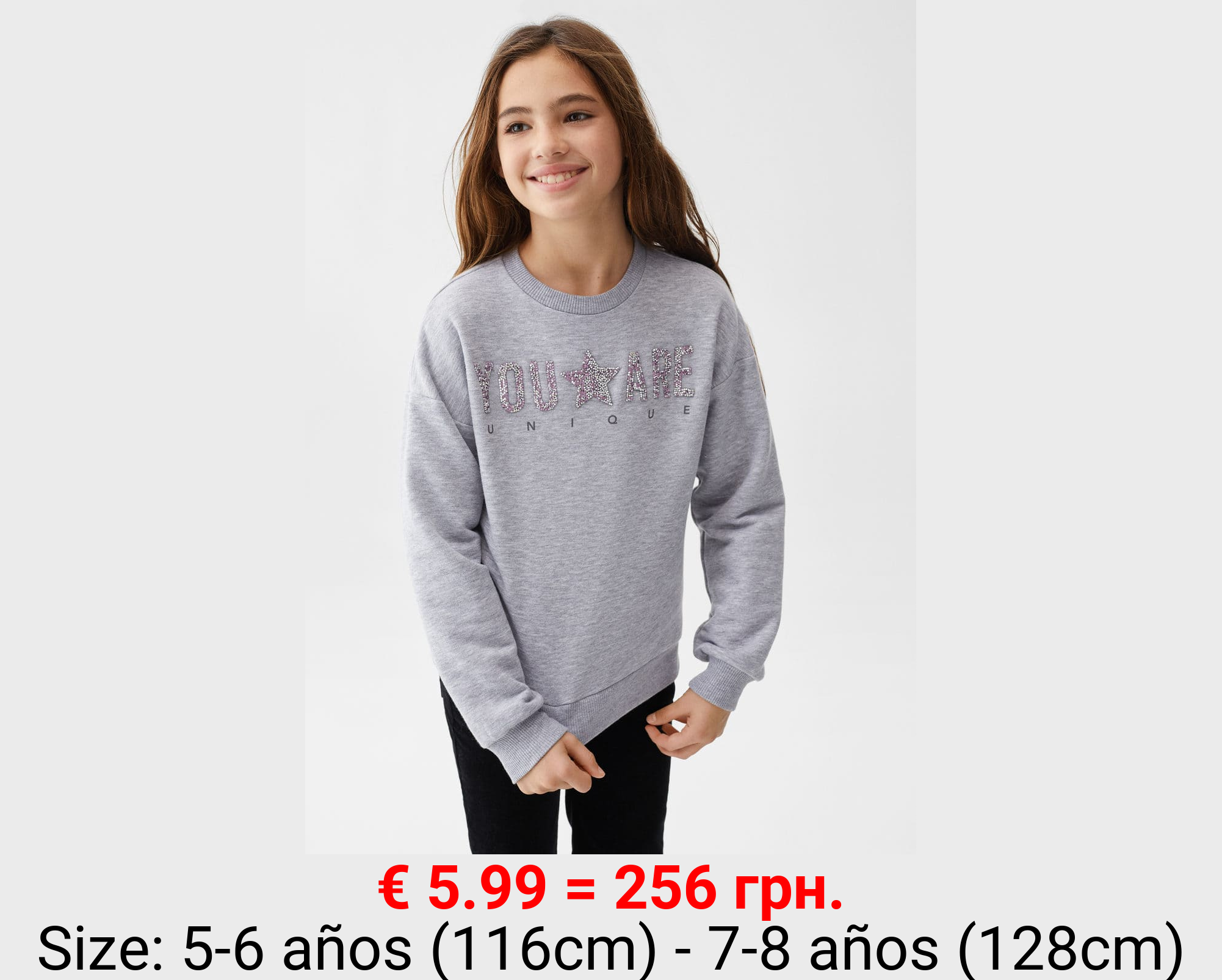 Sudadera estrellas purpurina