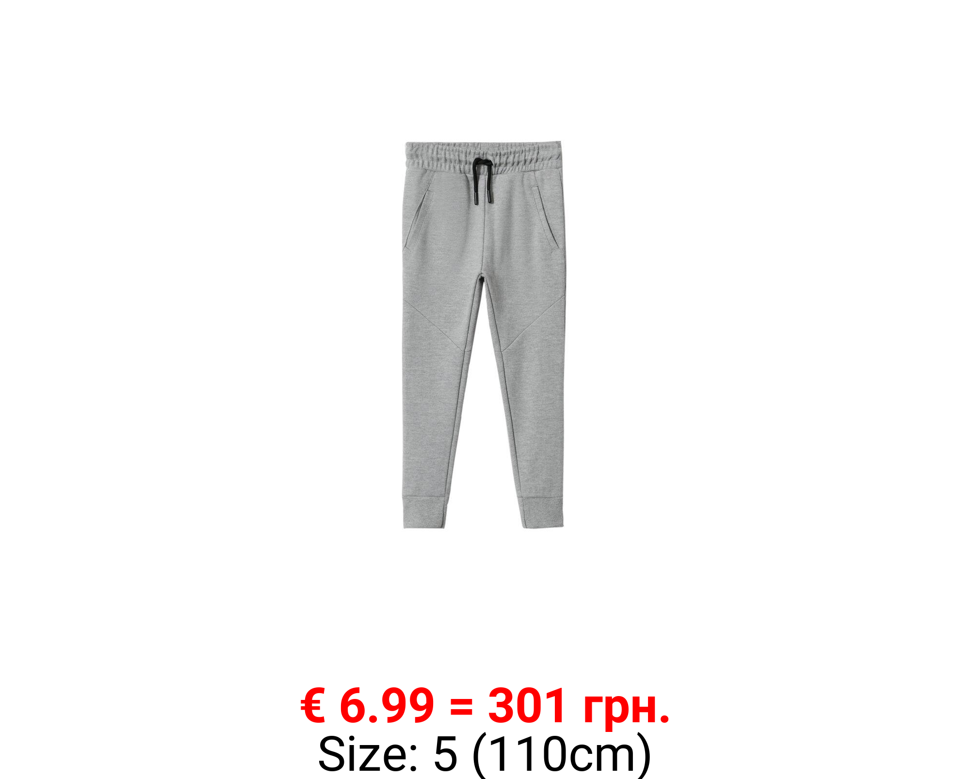 Joggers algodón costuras