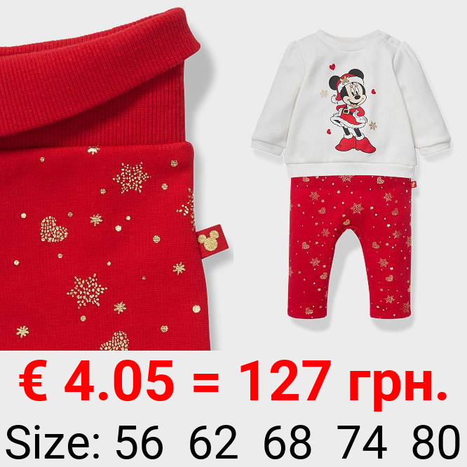 Minnie Maus - Baby-Weihnachts-Outfit - 2 teilig