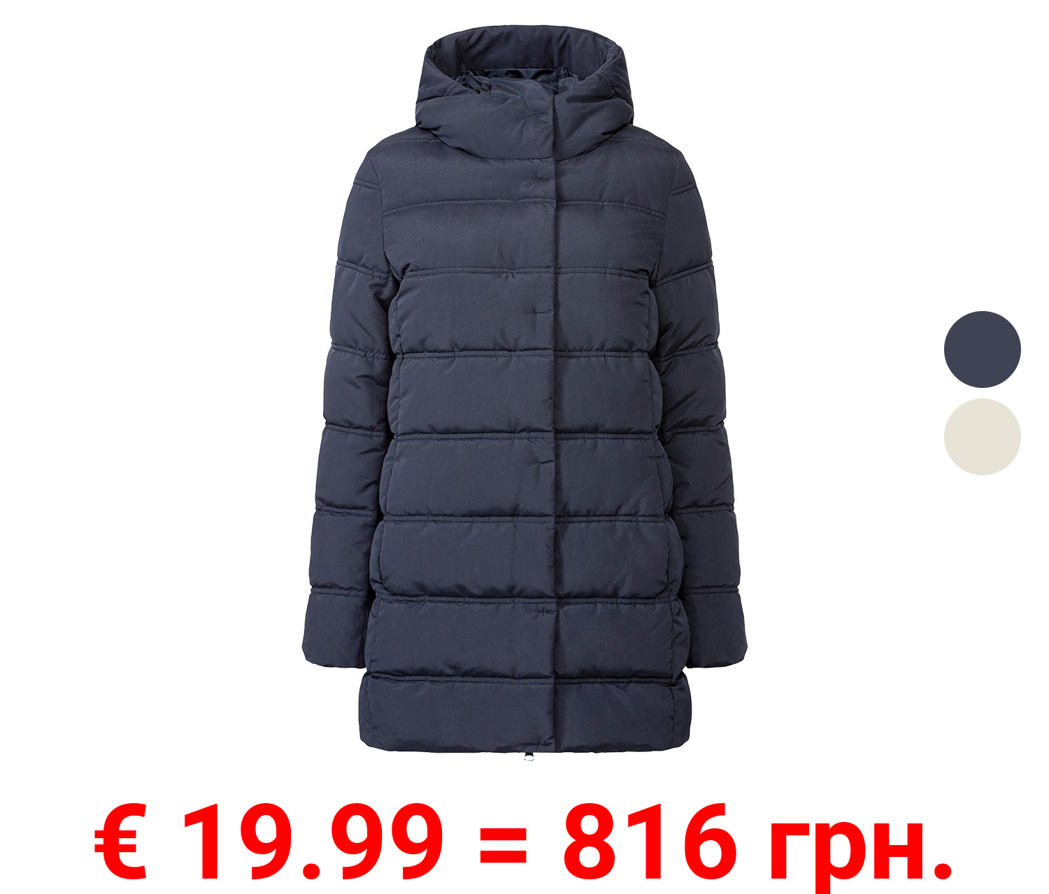 esmara® Damen Thermo-Steppmantel, windabweisend