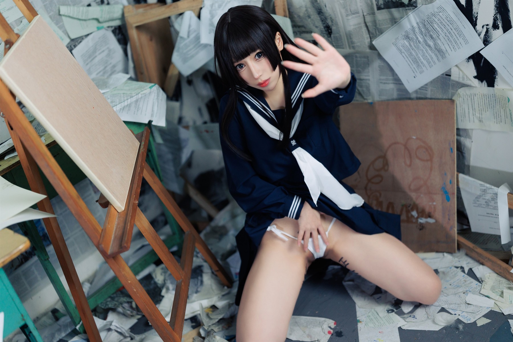 Cosplay 胡桃猫Kurumineko 反差学妹 Set.01 39