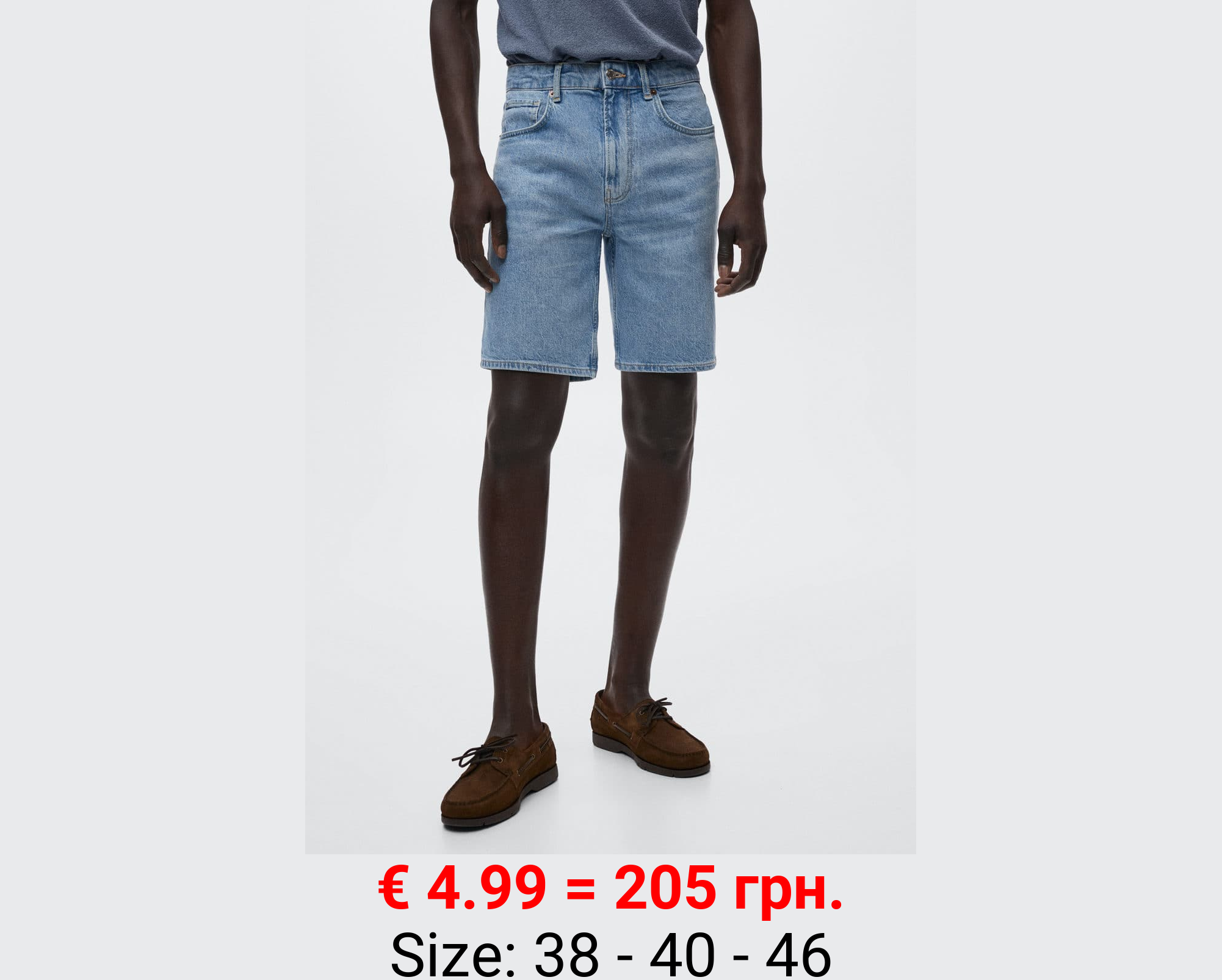 Bermudas vaqueras regular fit