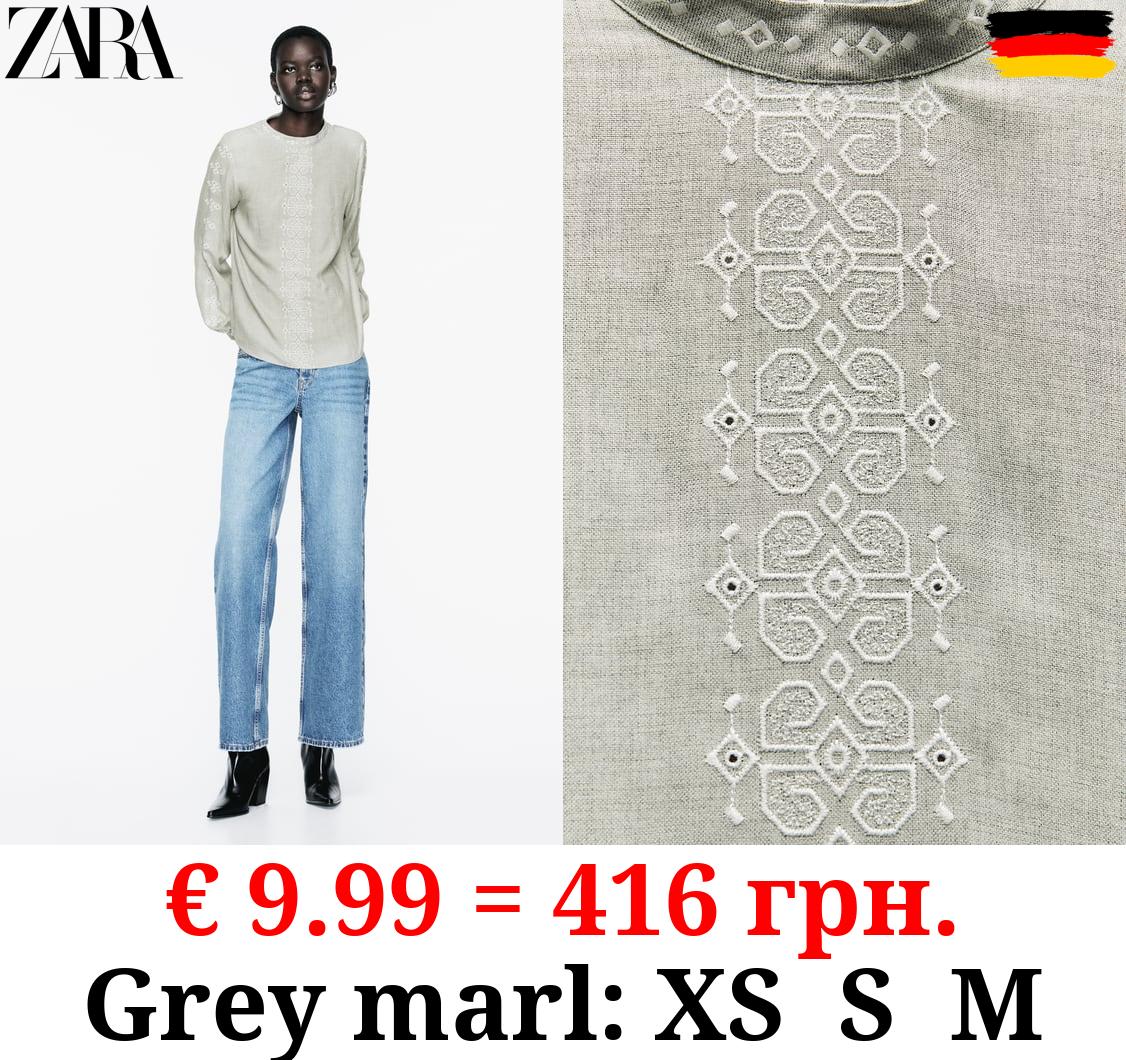 TOP WITH CUTWORK EMBROIDERY