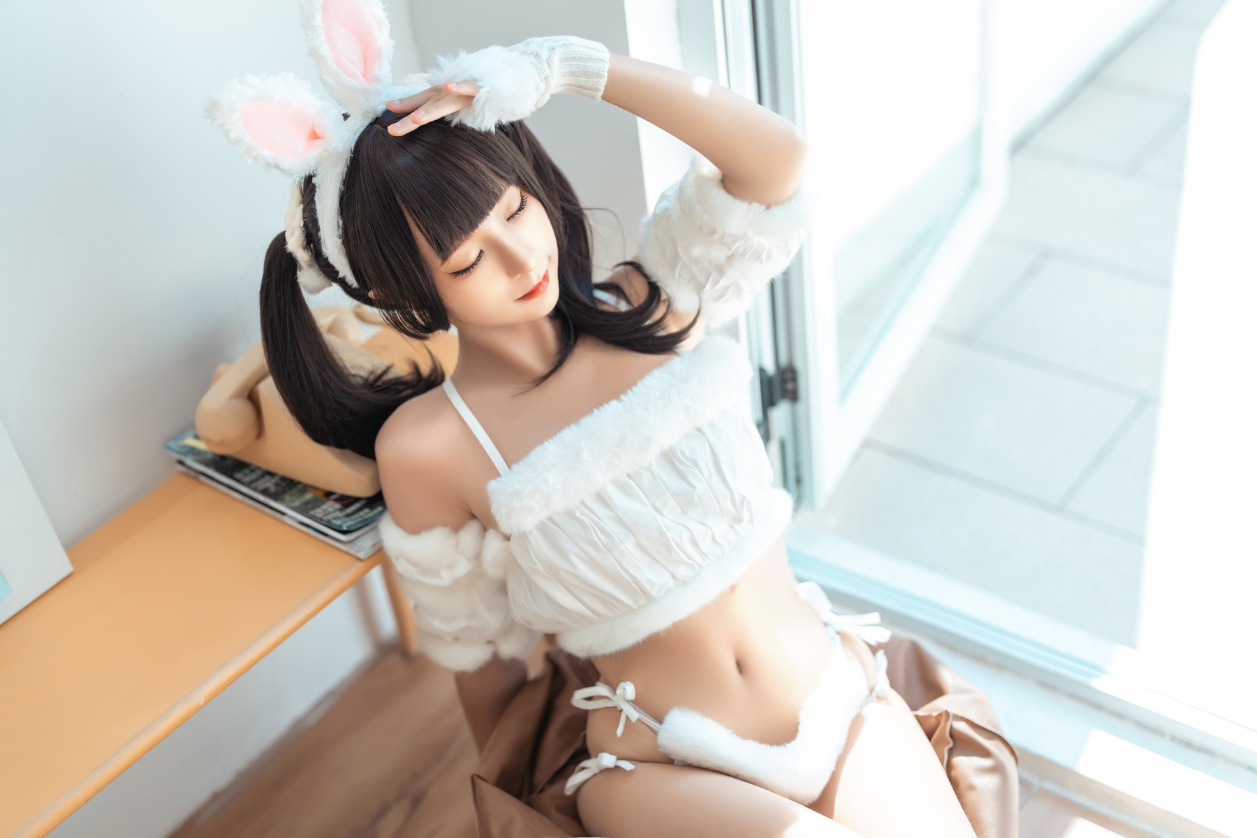 Cosplay 蠢沫沫 Chunmomo 绵绵兔 Mian Mian Rabbit 4