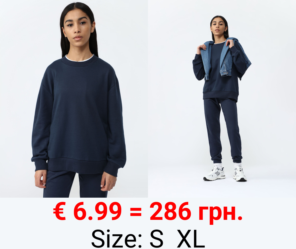 Basic tracksuit sweatshirt