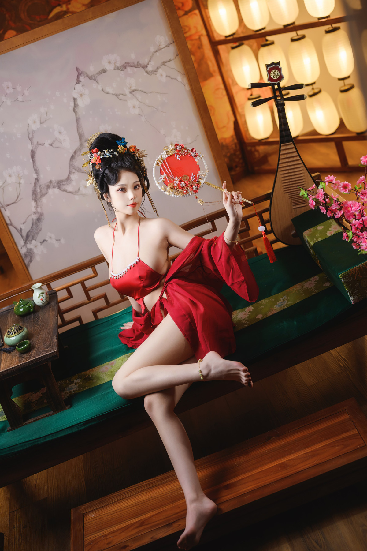 Cosplay 蜜汁猫裘Mizhimaoqiu 唐宫夜宴 6