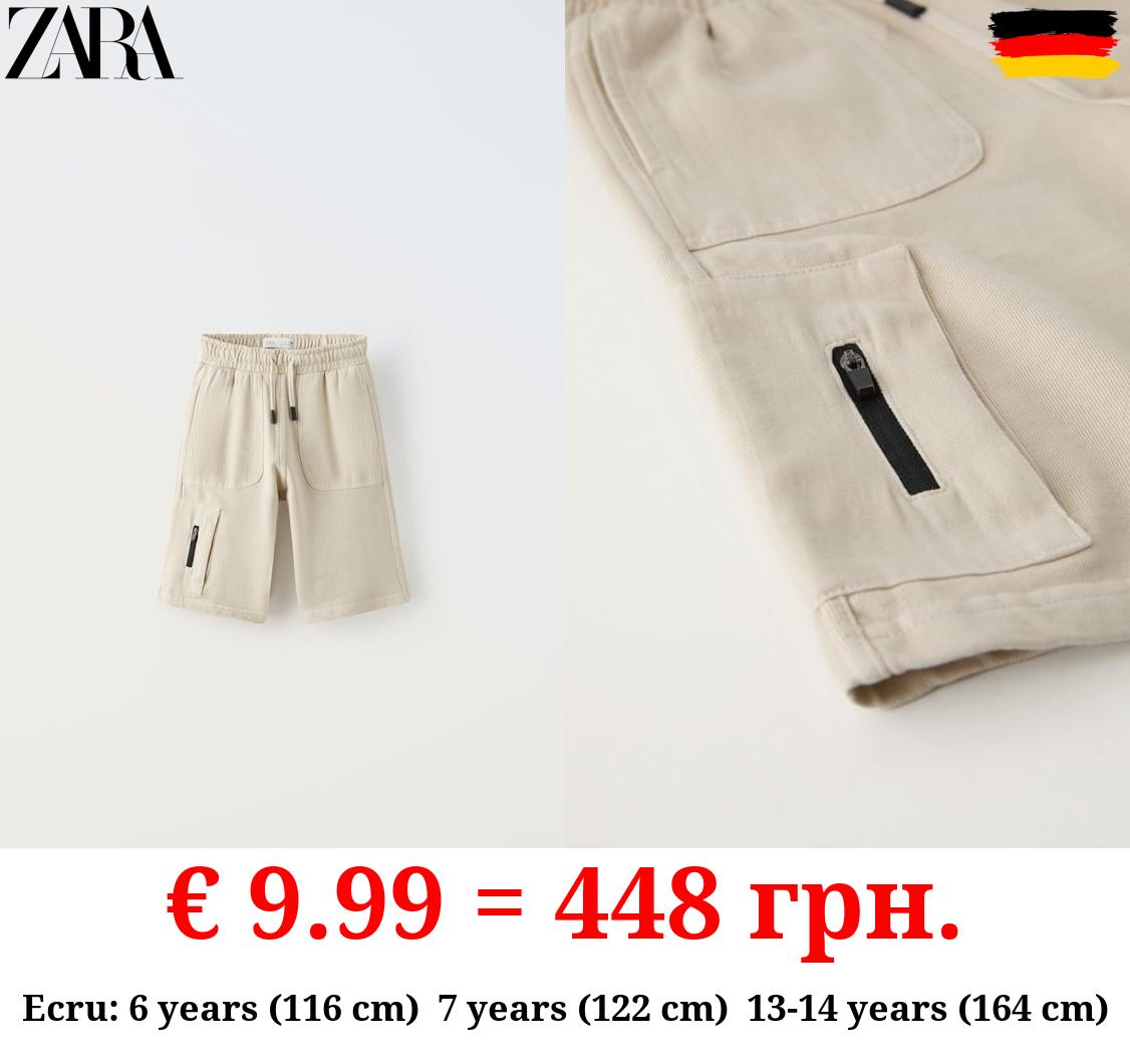 MULTI-POCKET BERMUDA SHORTS