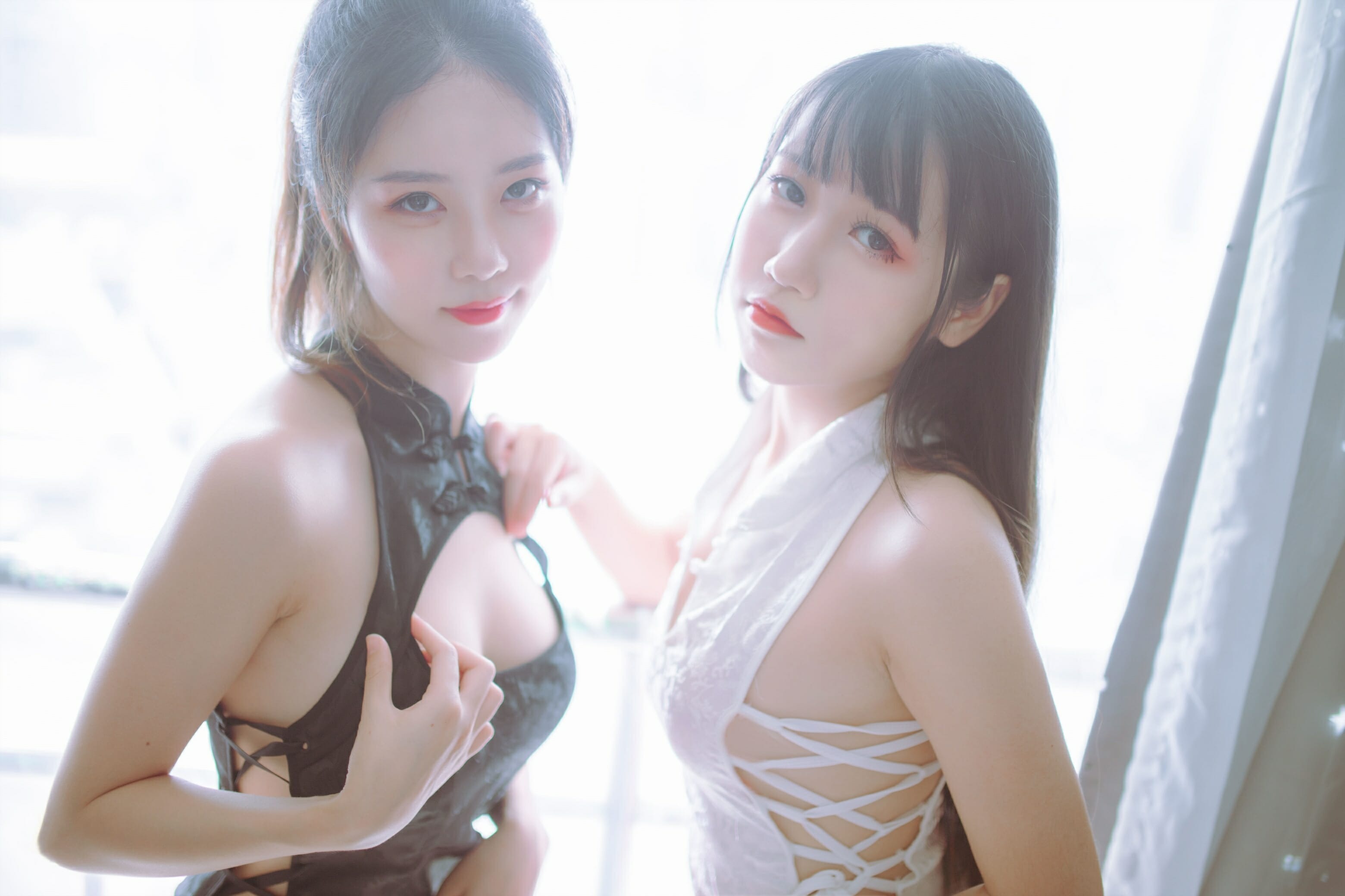 抖娘利世-黑白旗袍双子[41P] 17