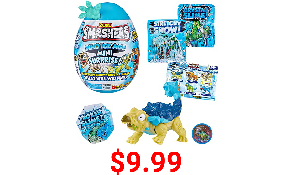 Smashers Dino Ice Age Mini Surprise Egg - Saber Tooth Tiger (7456D)