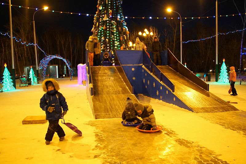 Ледовые городки к Новому году построят во всех районах Хабаровска (2023)