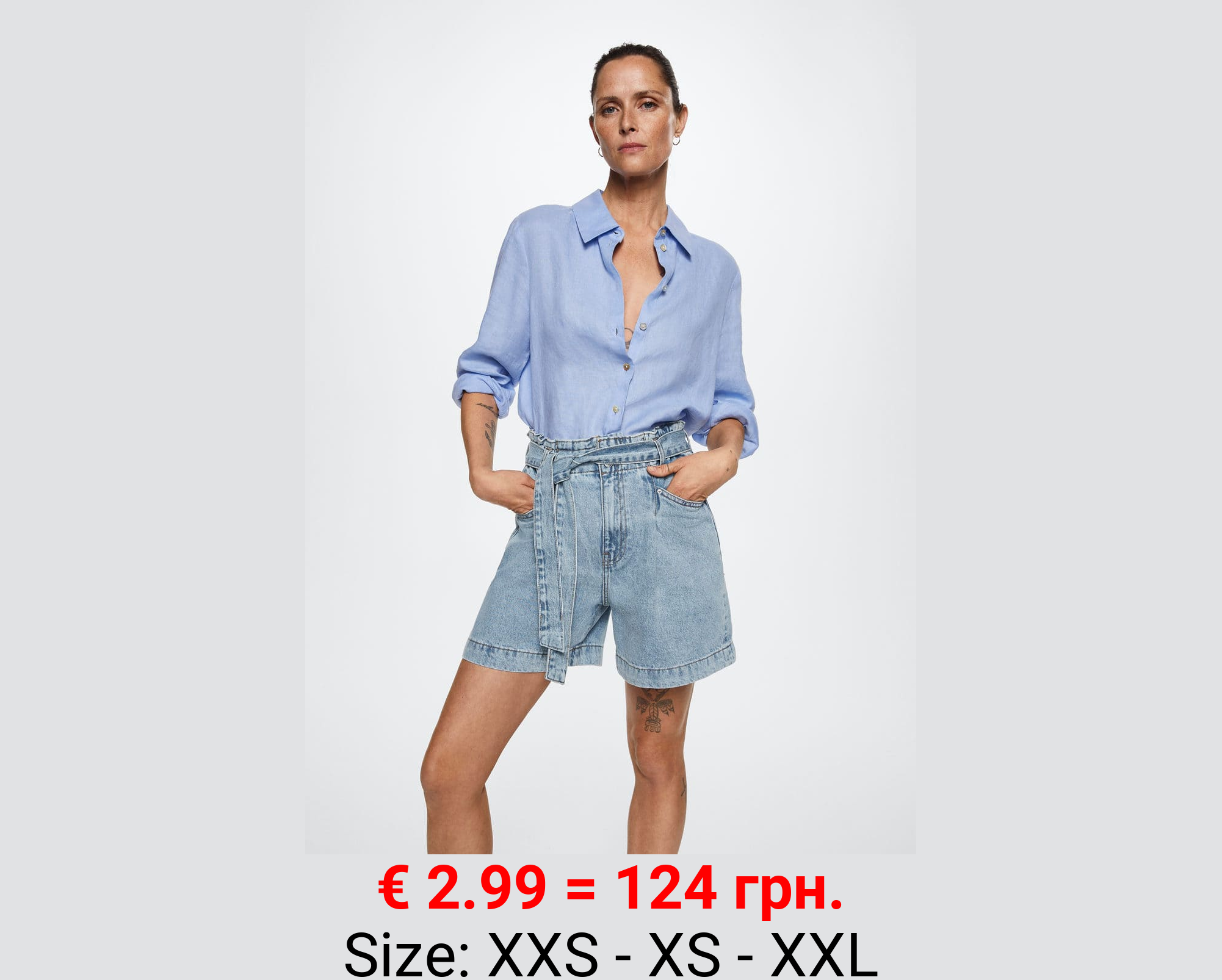 Short vaquero paperbag