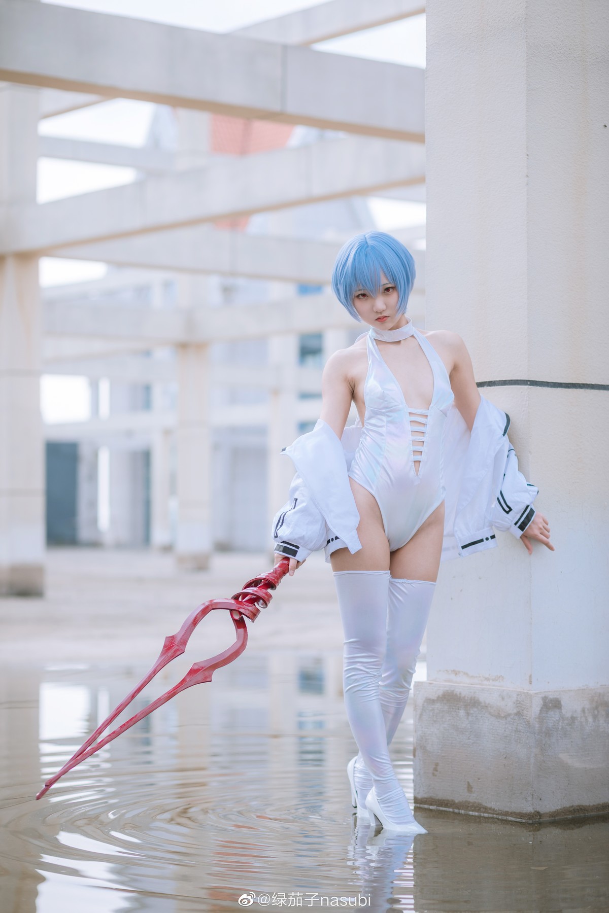 Cosplay 绿茄子nasubi EVA超话ASS绫波丽 5
