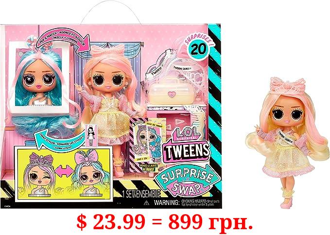 L.O.L. Surprise! Tweens Surprise Swap Braids-2-Waves Winnie Fashion Doll with 20+ Surprises Including Styling Head and Fabulous Fashions and Accessories – Great Gift for Kids Ages 4+