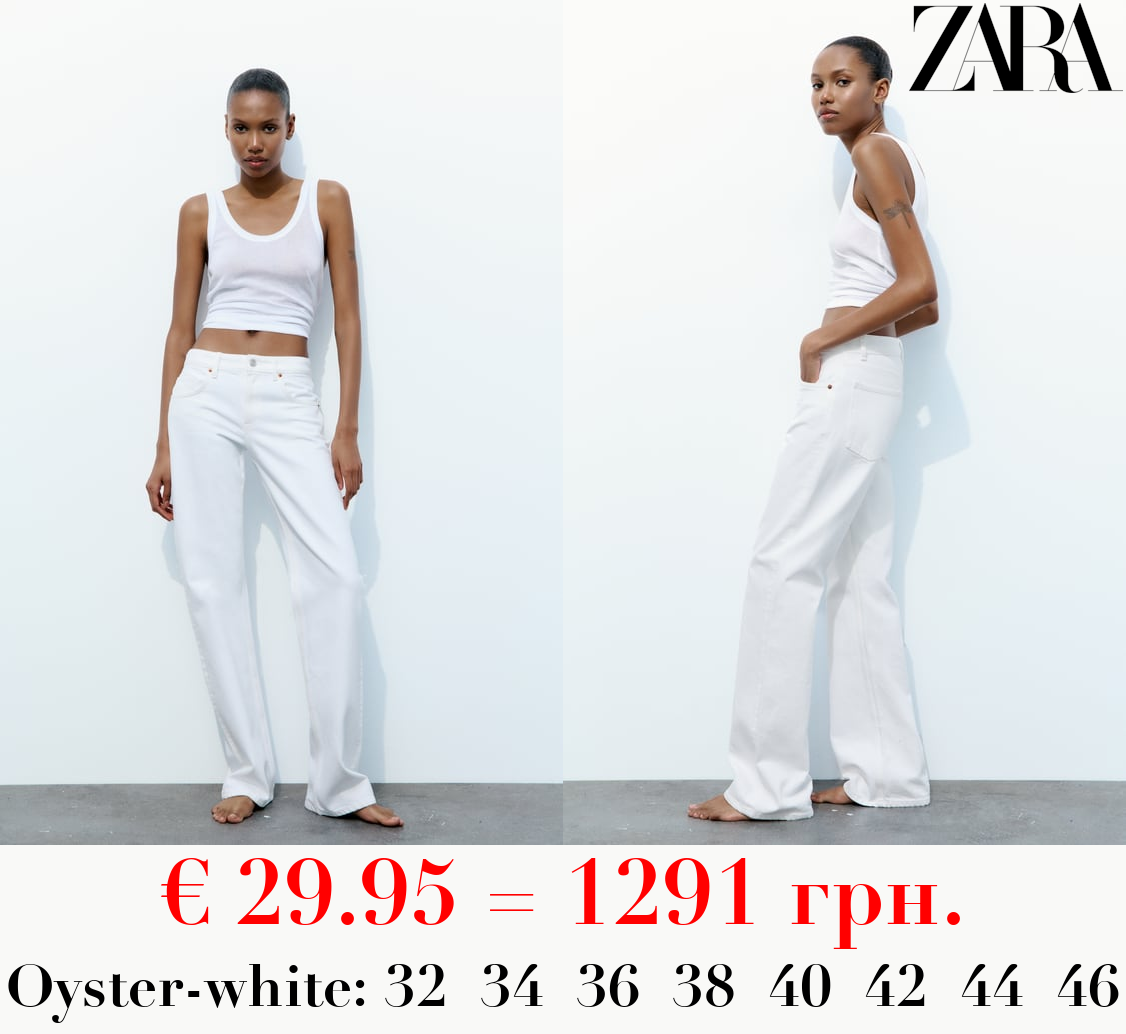 TRF WIDE-LEG MID-RISE FULL LENGTH JEANS