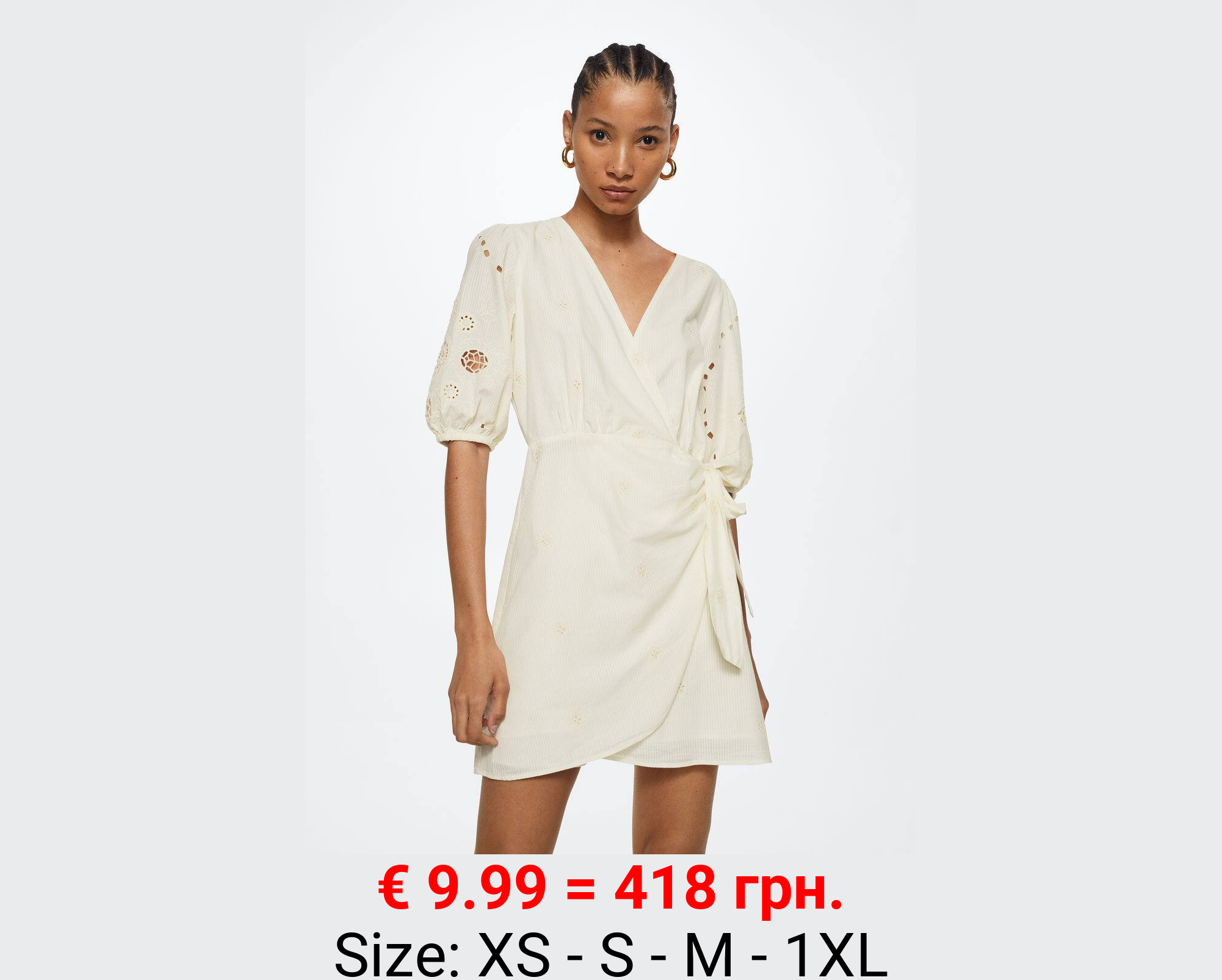 Vestido detalles bordados