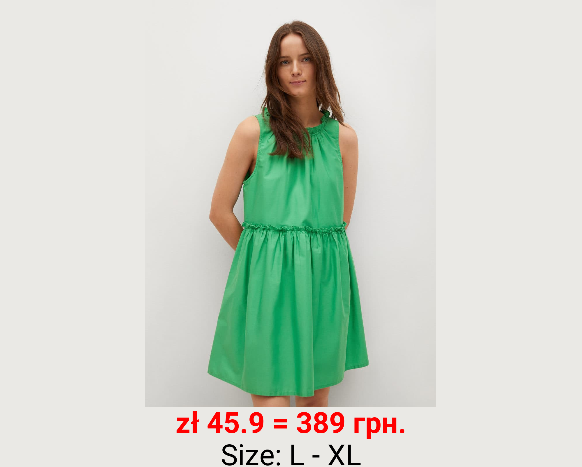 Vestido detalles fruncidos