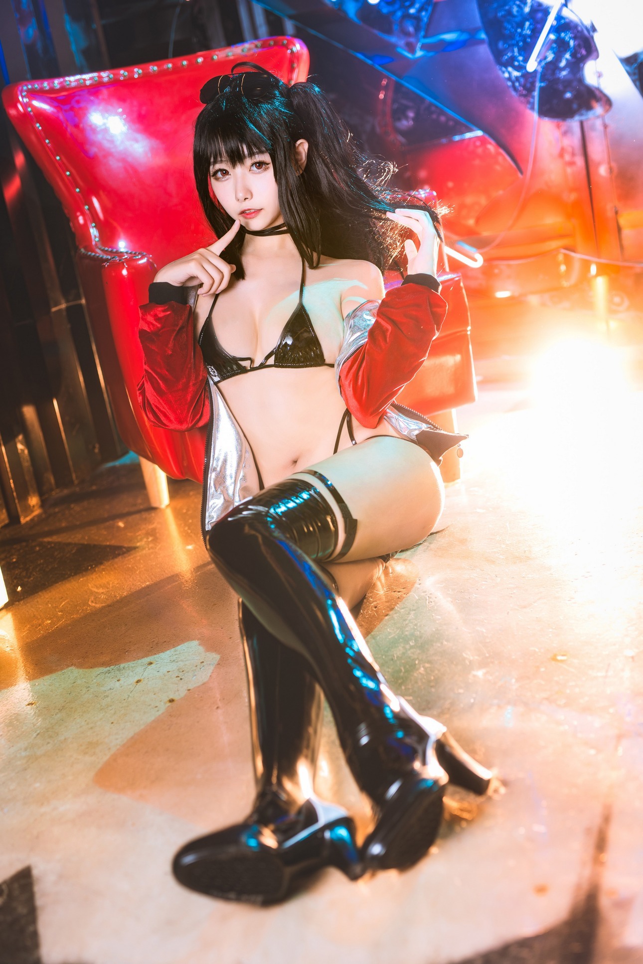 [Momoko葵葵] Taihou 打歌服 恶魔 碧蓝航线 3
