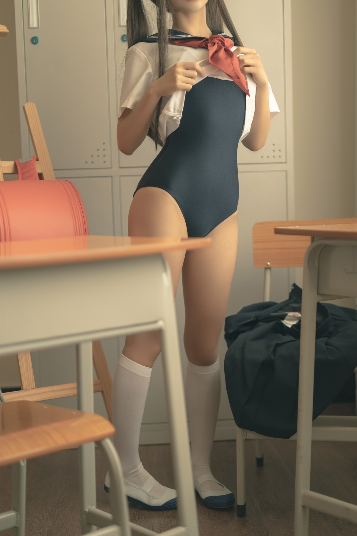 蠢沫沫 Cosplay 放学后 11