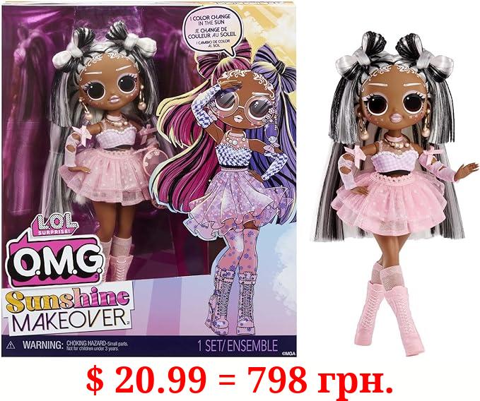 LOL Surprise OMG Sunshine Doll with Color Changing Hair, Fashions, Accessories - Gift for Kids 4+