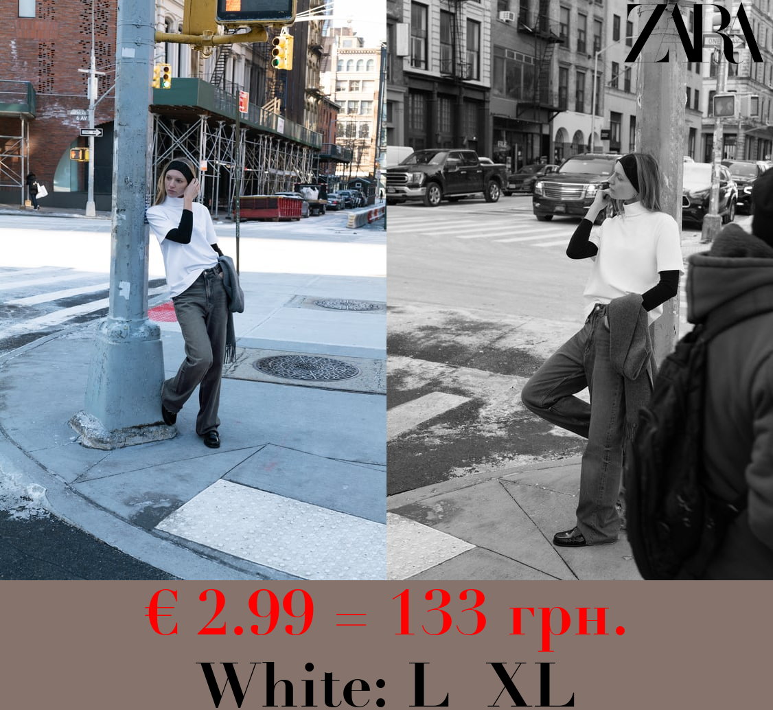 HEAVY COTTON TURTLENECK TOP