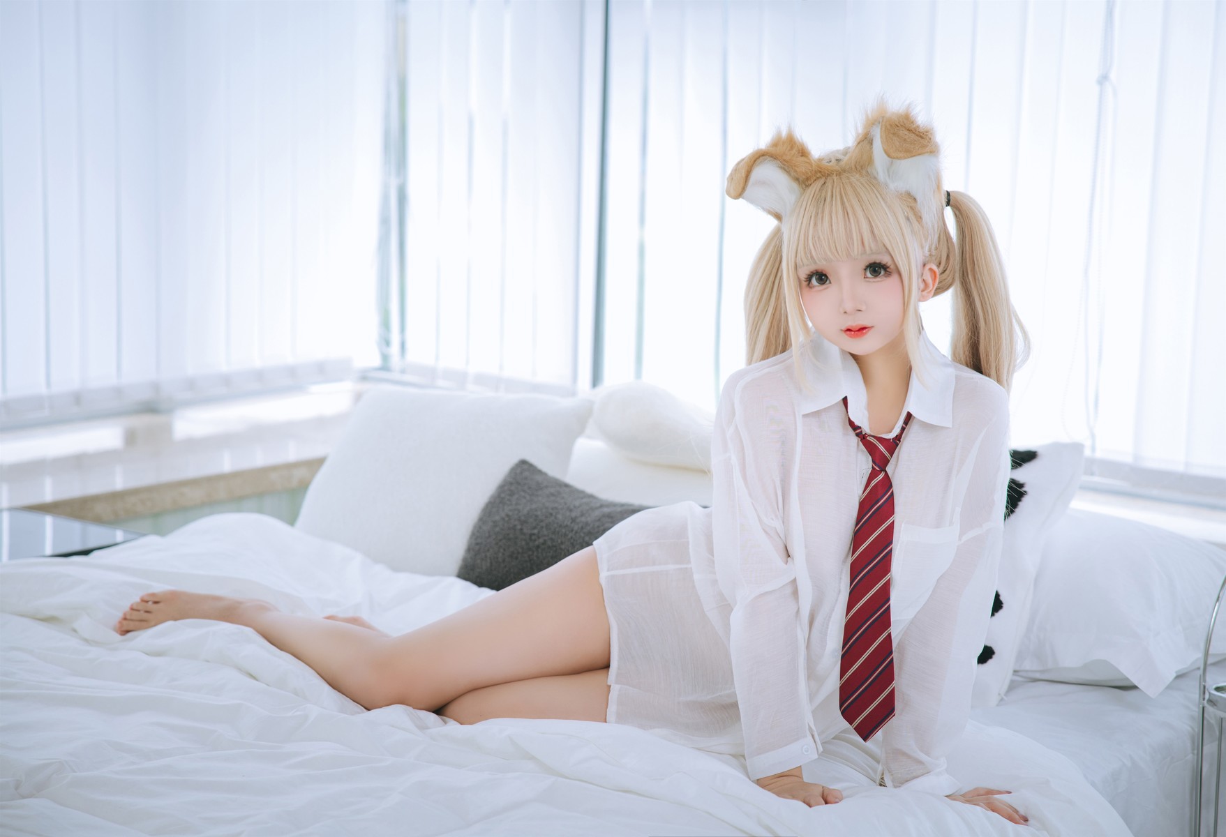 Cosplay 日奈娇 衬衫小狗 Set.01 1