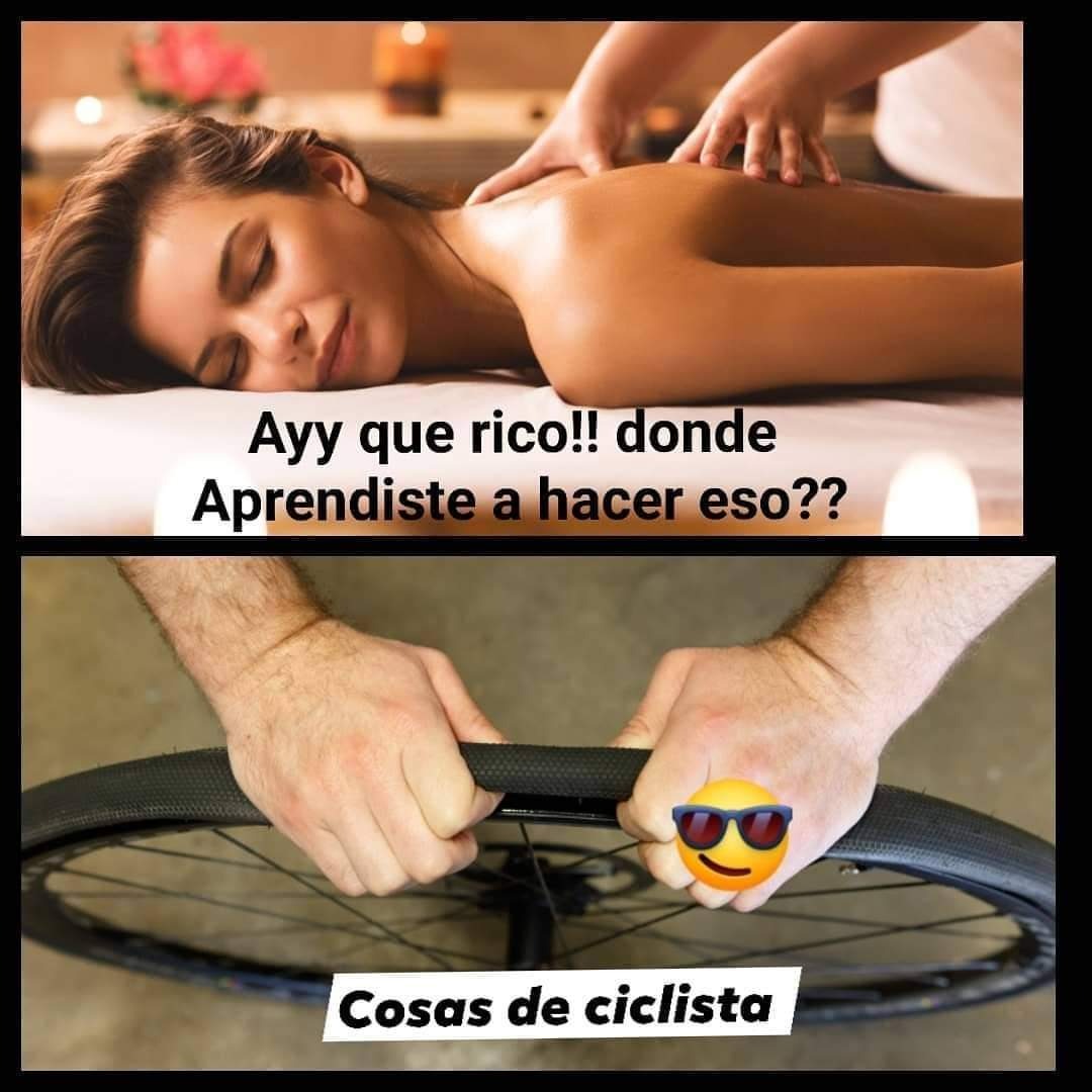 Un buen masaje ciclista