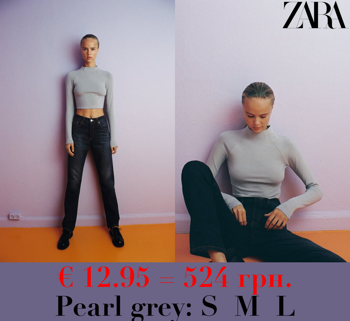 TOP WITH LONG RAGLAN SLEEVES