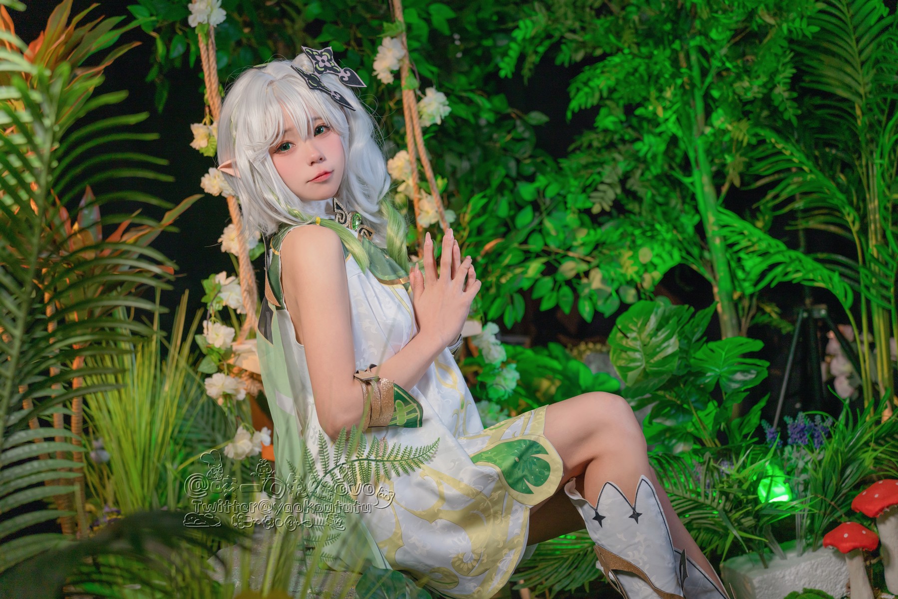 Cosplay 黏黏团子兔 万年萝莉纳西妲 7