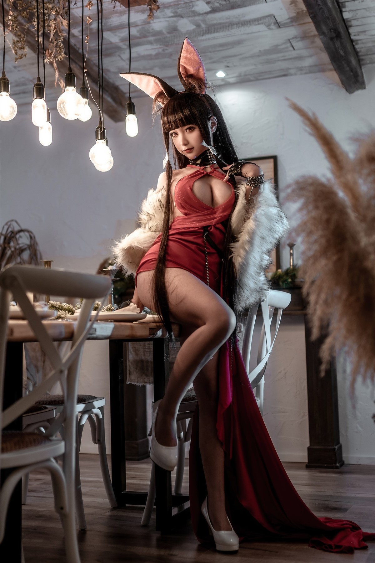 Cosplay 蠢沫沫Chunmomo Akagi Ruby Laced 11